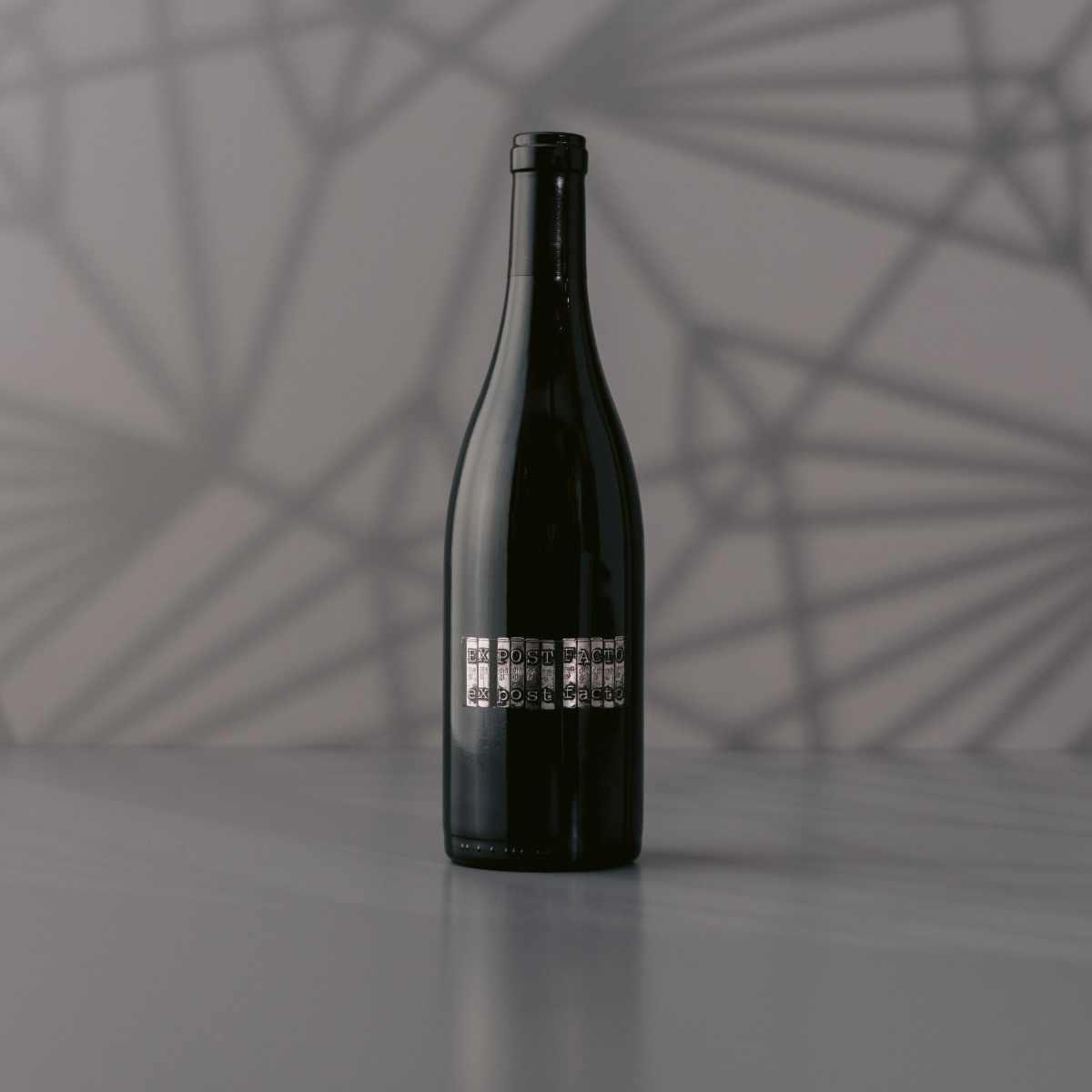 Syrah red wine bottle 