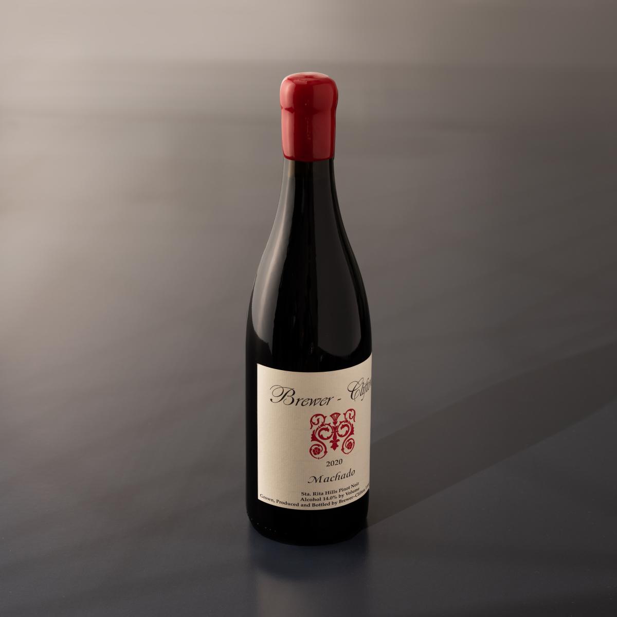 side Machado Pinot Noir bottle shot