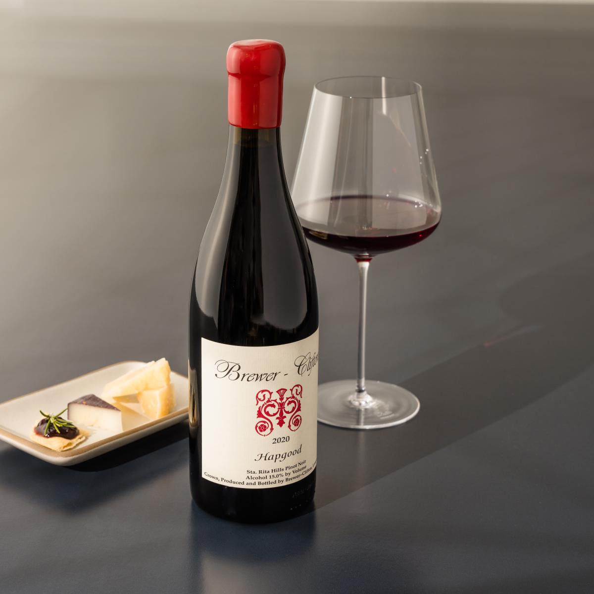 2020 Hapgood Pinot Noir with cheese 