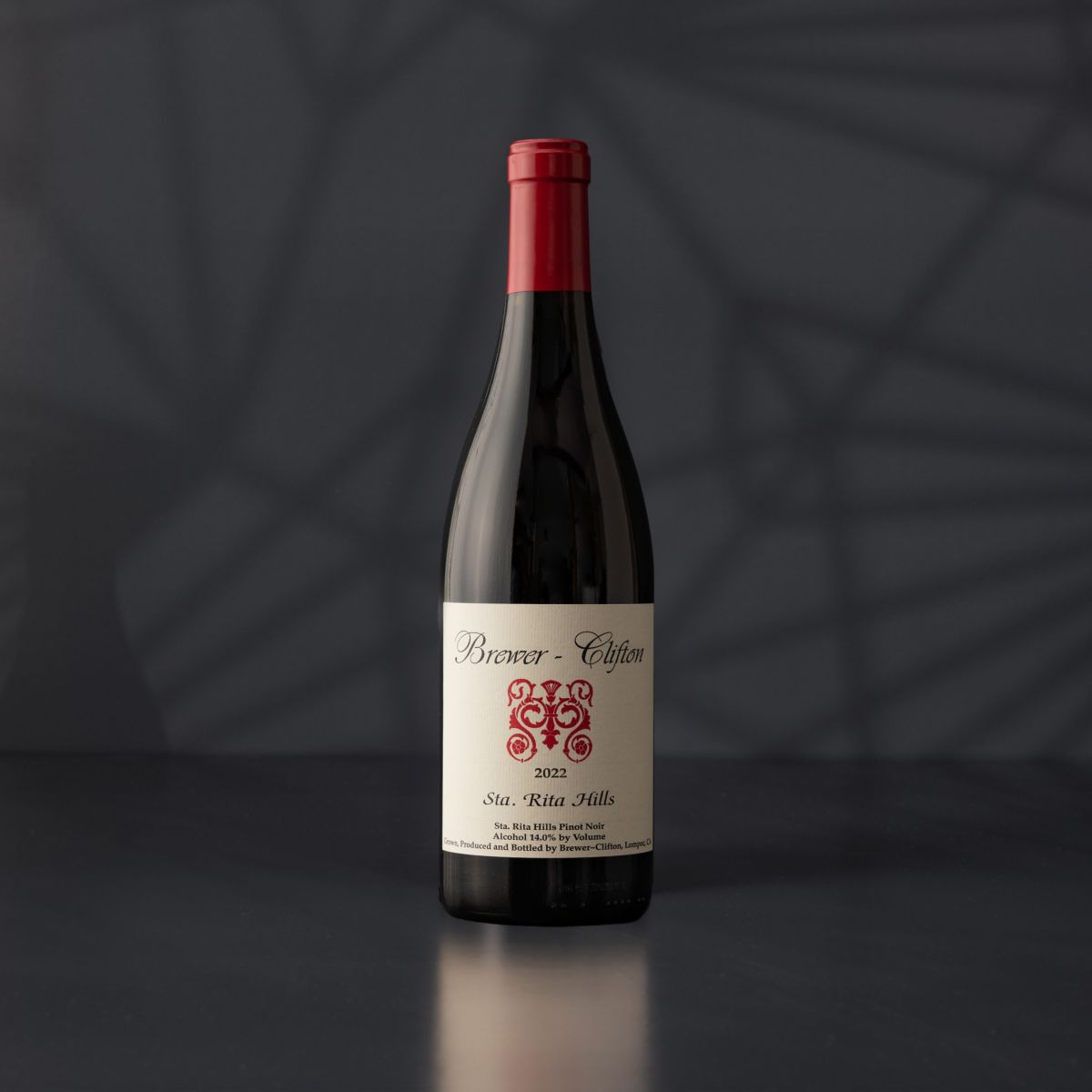 A bottle of 2022 Sta. Rita Hills Pinot Noir