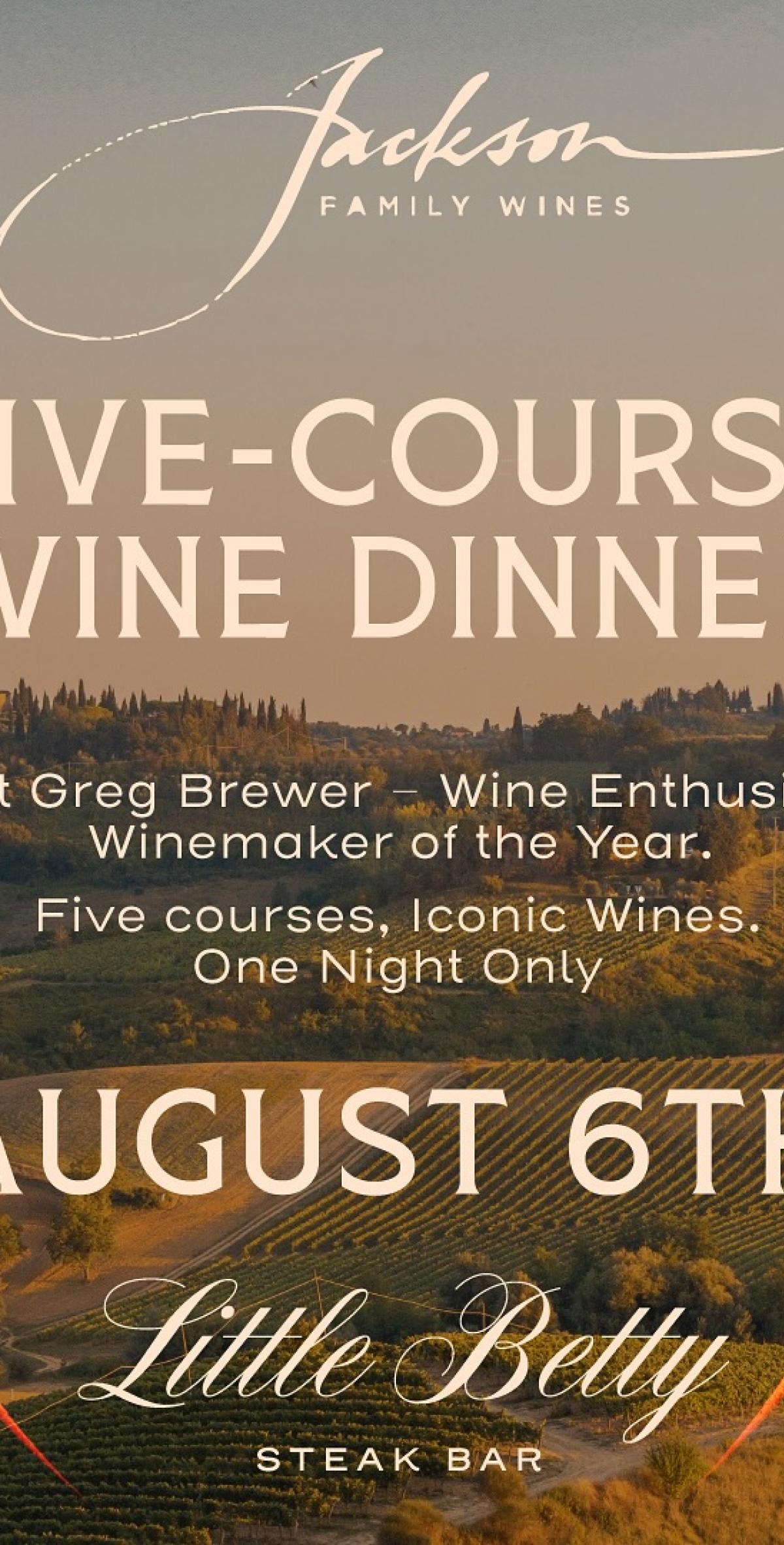 Little Betty Steak Bar Wine Dinner