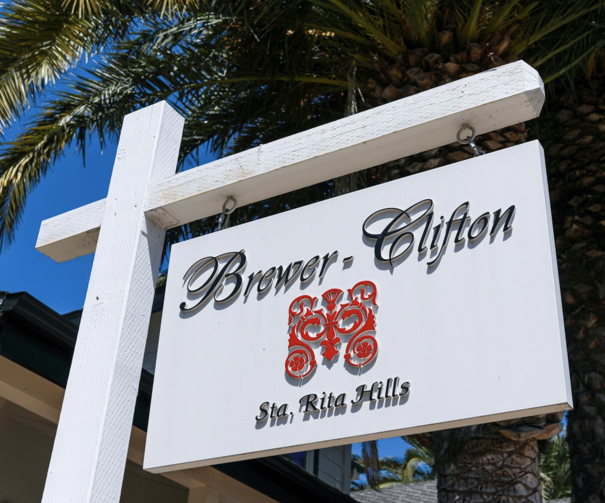Brewer-Clifton Tasting Room Sign