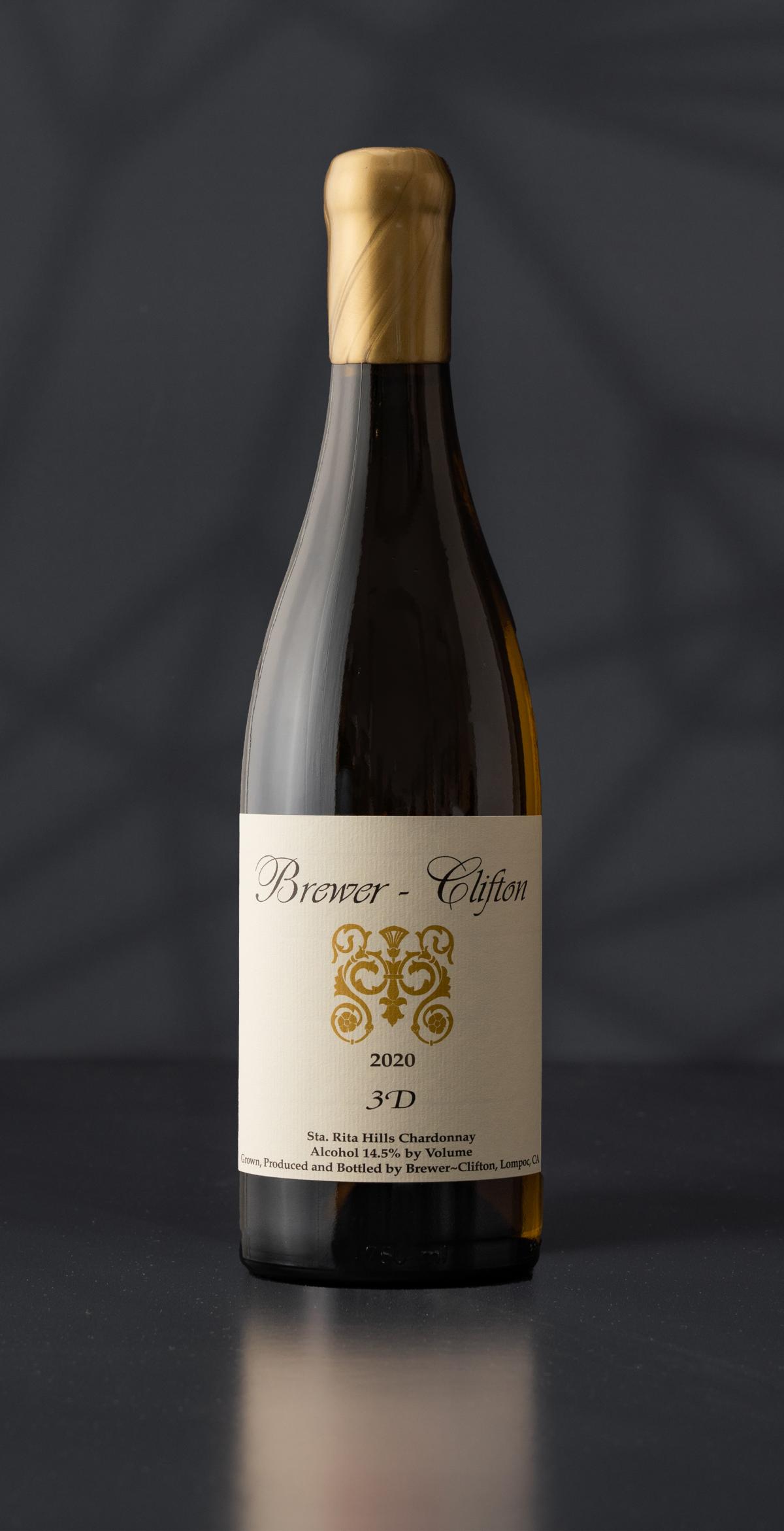 2020 3D Chardonnay bottle image